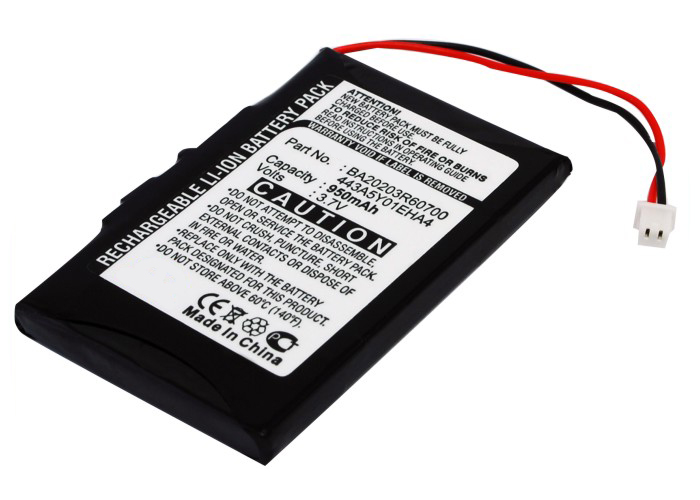 Synergy Digital Player Battery, Compatible with DELL 443A5Y01EHA4, BA20203R60700 Player Battery (3.7, Li-ion, 950mAh)