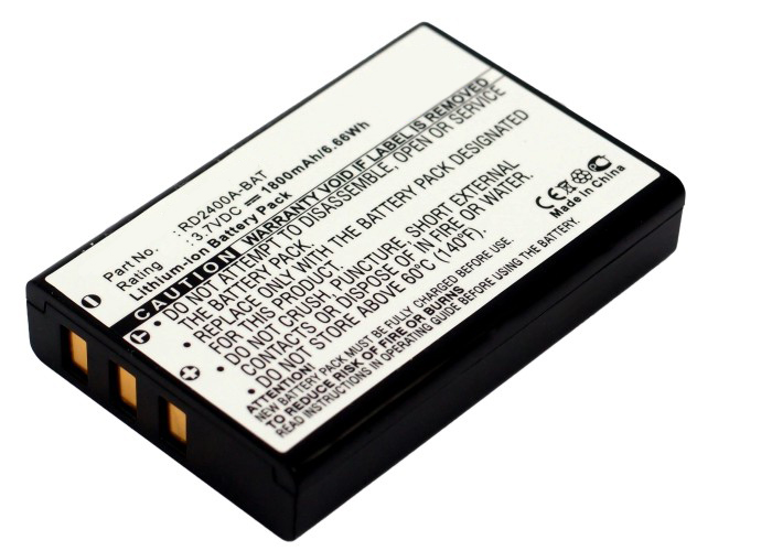 Synergy Digital Player Battery, Compatible with Lawmate  Player Battery (3.7, Li-ion, 1800mAh)