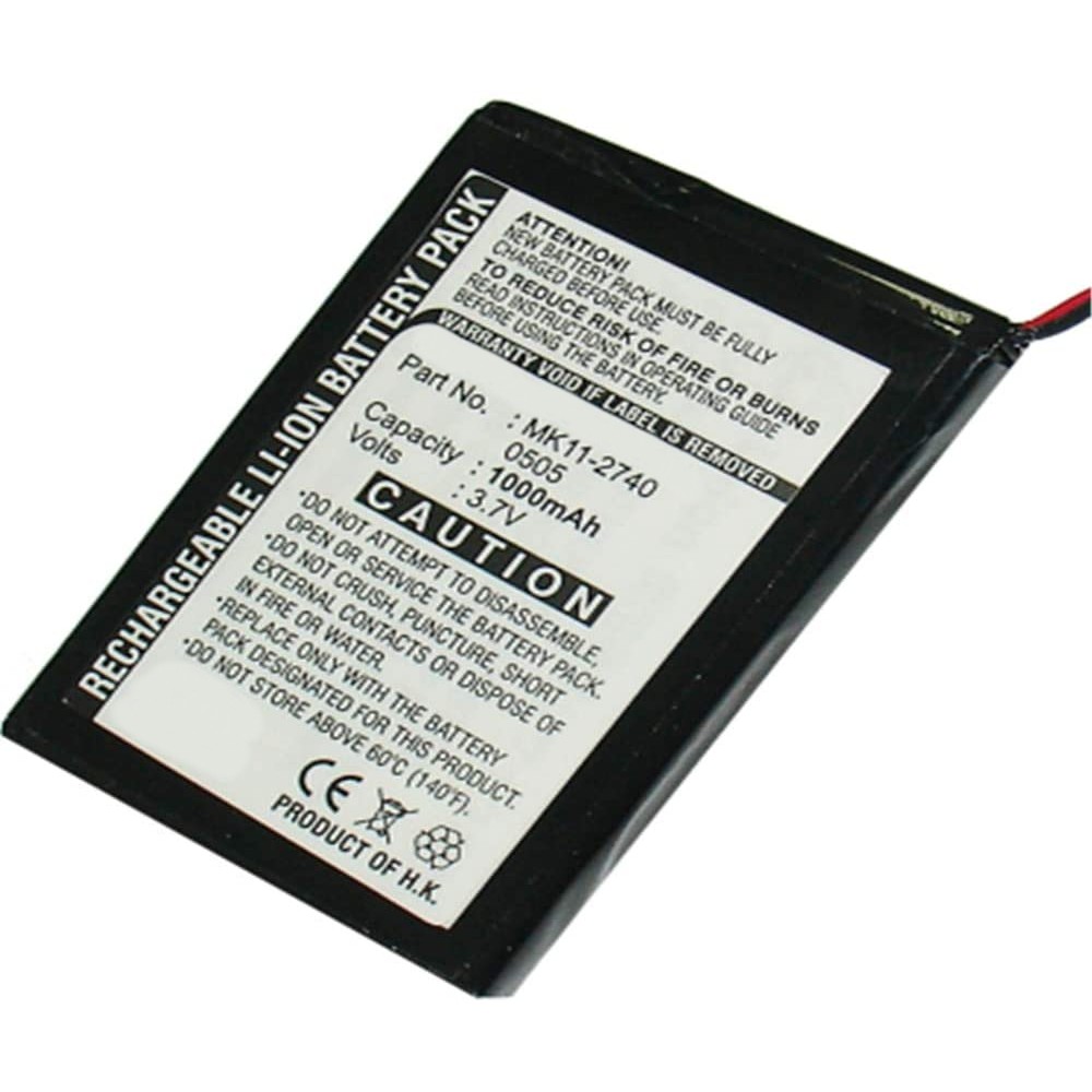 Synergy Digital Player Battery, Compatible with Toshiba MK11-2740 Player Battery (3.7, Li-ion, 1000mAh)