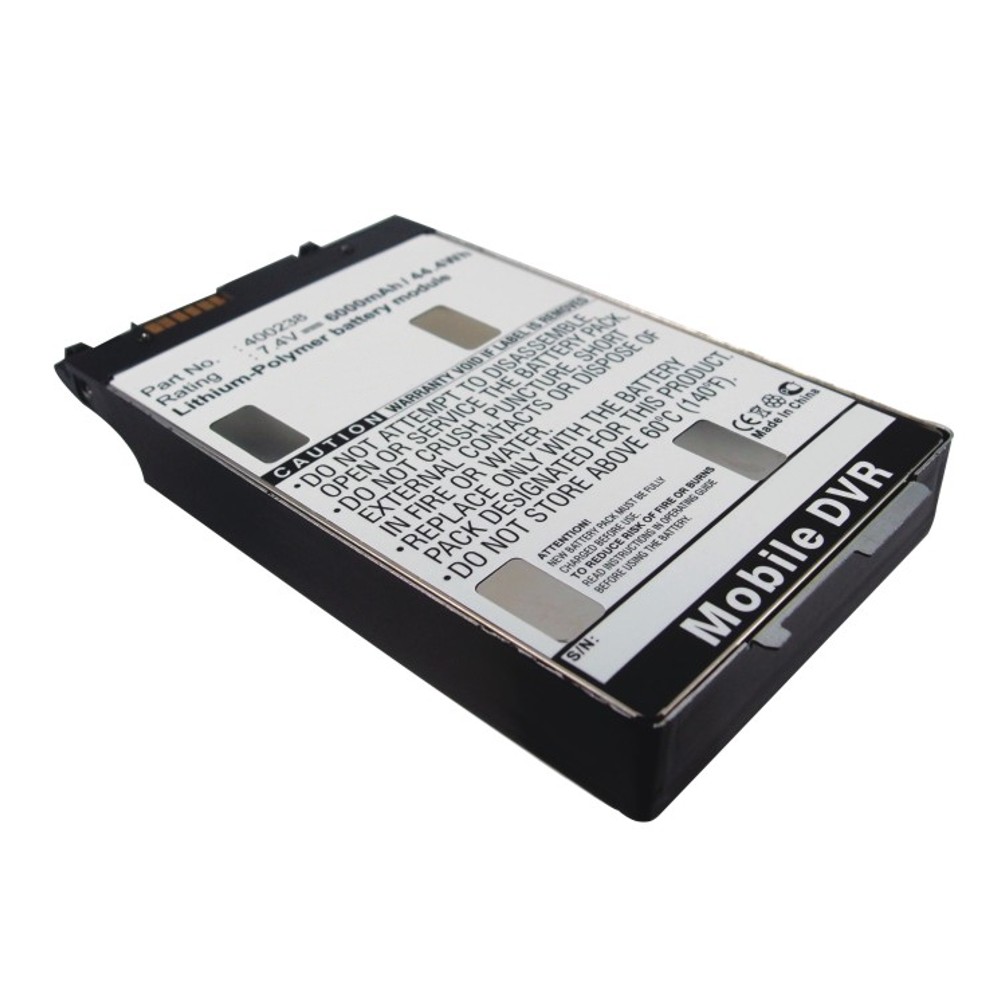 Synergy Digital Player Battery, Compatible with Archos 400238, 501500 Player Battery (Li-Pol, 7.4V, 6000mAh)