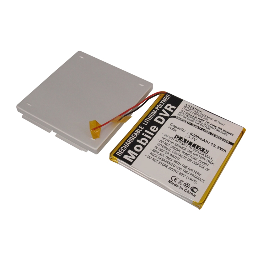 Synergy Digital Player Battery, Compatible with Archos AV605 Player Battery (Li-Pol, 3.7V, 5200mAh)