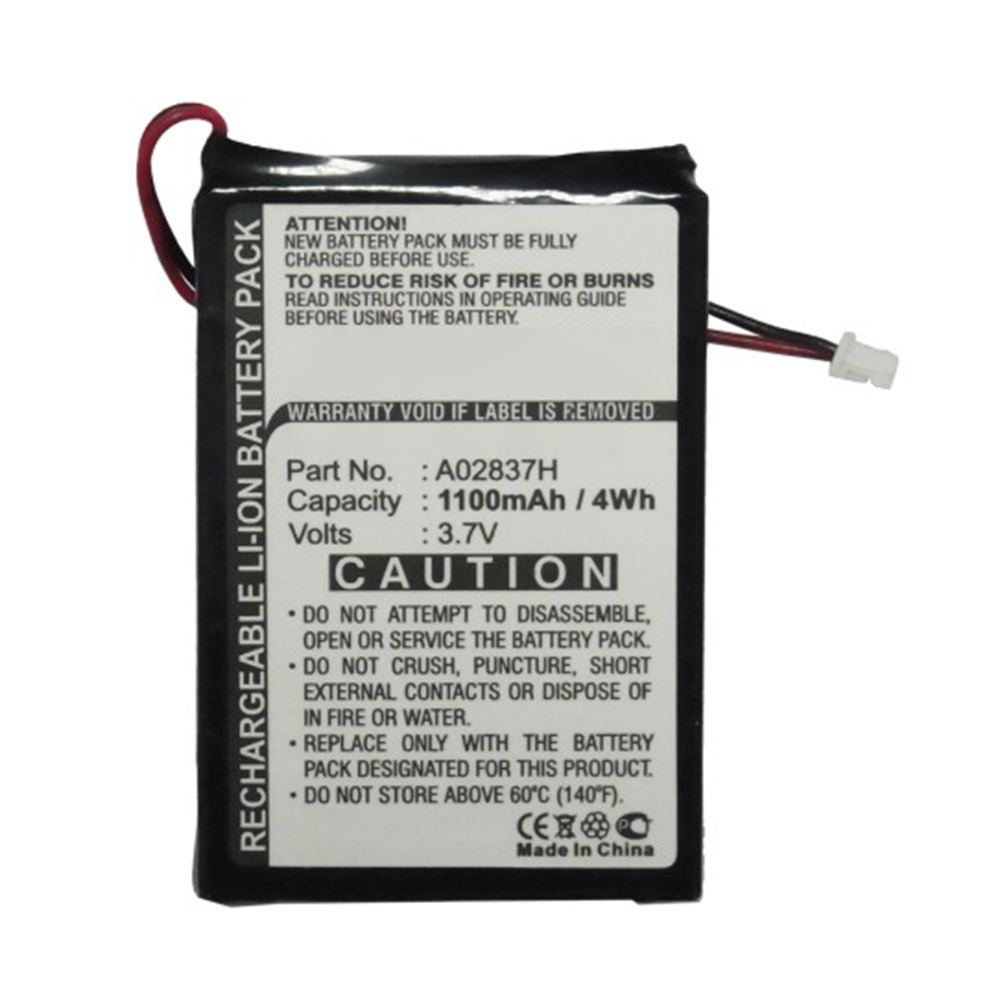 Synergy Digital PDA Battery, Compatible with Audio Guidie Personalguide III Audioguides PDA Battery (Li-ion, 3.7V, 1100mAh)