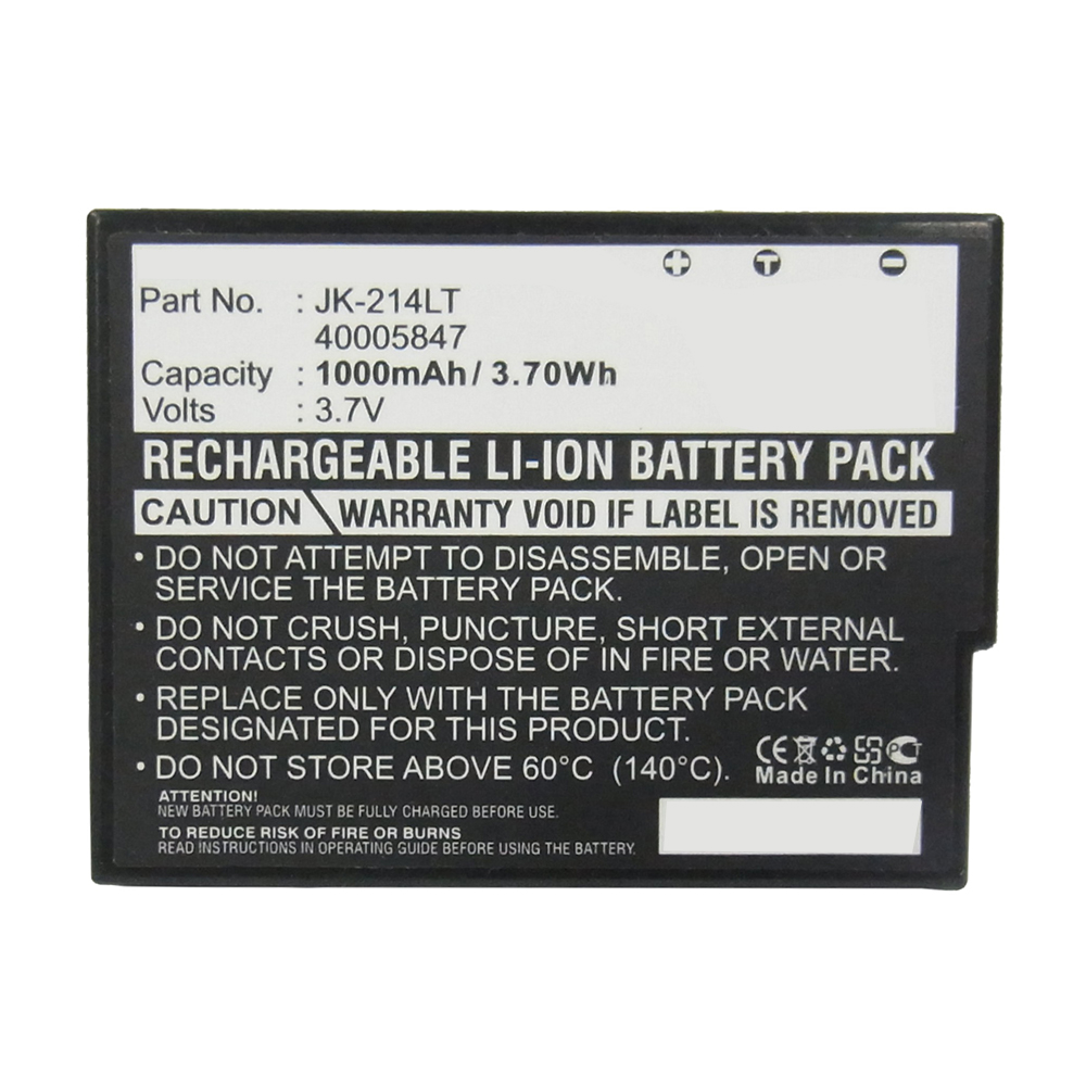 Synergy Digital PDA Battery, Compatible with Casio JK-214LT PDA Battery (Li-ion, 3.7V, 1000mAh)