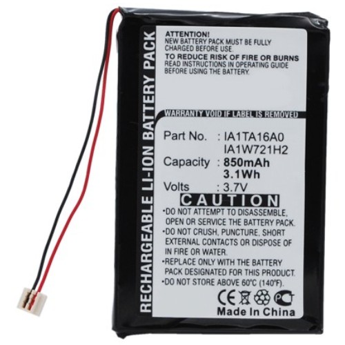 Synergy Digital PDA Battery, Compatible with Palm IA1TA16A0 PDA Battery (Li-ion, 3.7V, 850mAh)