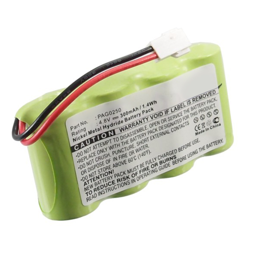 Synergy Digital Pager Battery, Compatible with Signologies PAG0250 Pager Battery (Ni-MH, 4.8V, 300mAh)