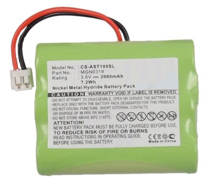 Synergy Digital Credit Card Reader Battery, Compatible with Ascom MGN0319 Credit Card Reader Battery (Ni-MH, 3.6V, 2000mAh)