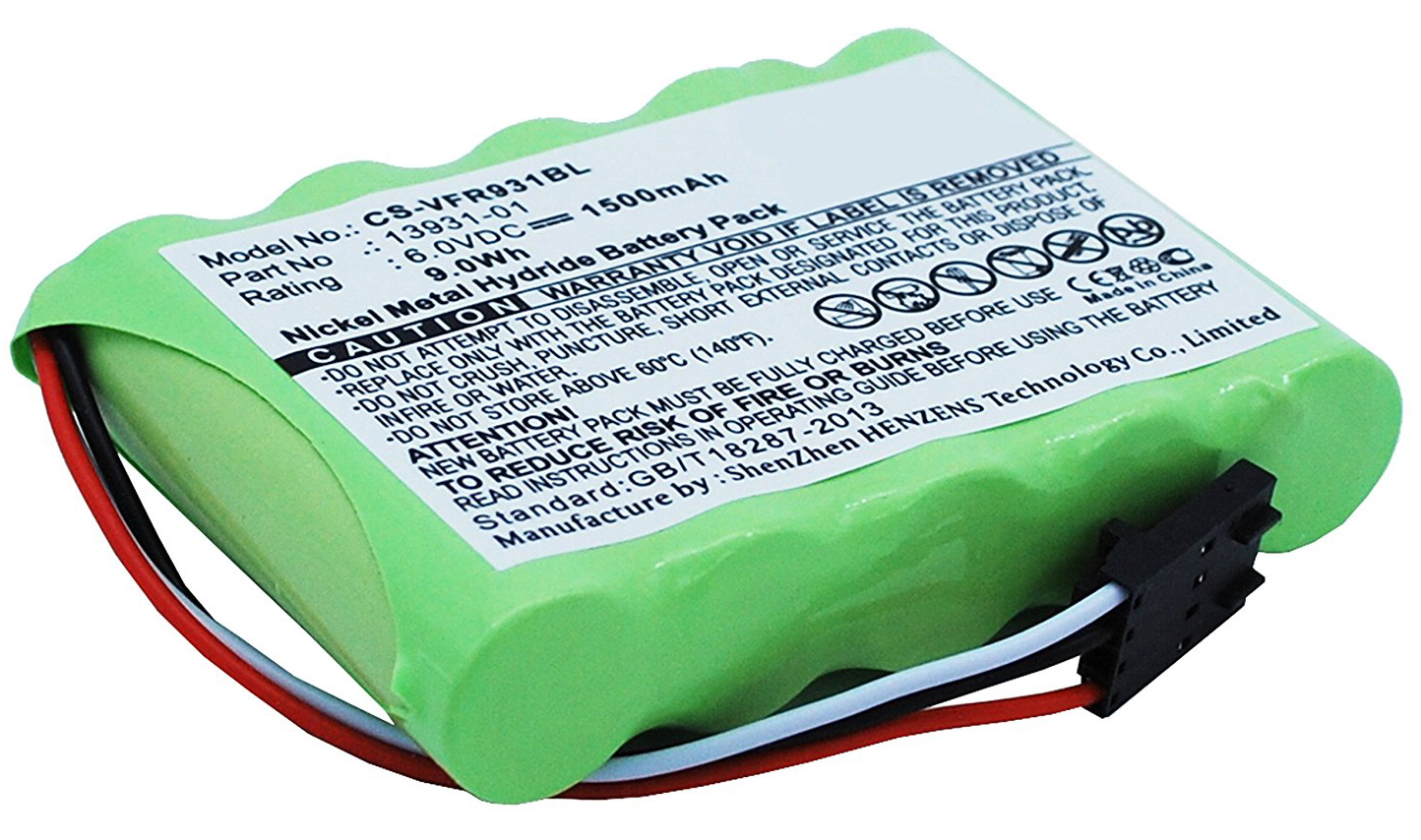 Synergy Digital Credit Card Reader Battery, Compatible with Verifone 13466-01 Credit Card Reader Battery (Ni-MH, 6V, 1500mAh)