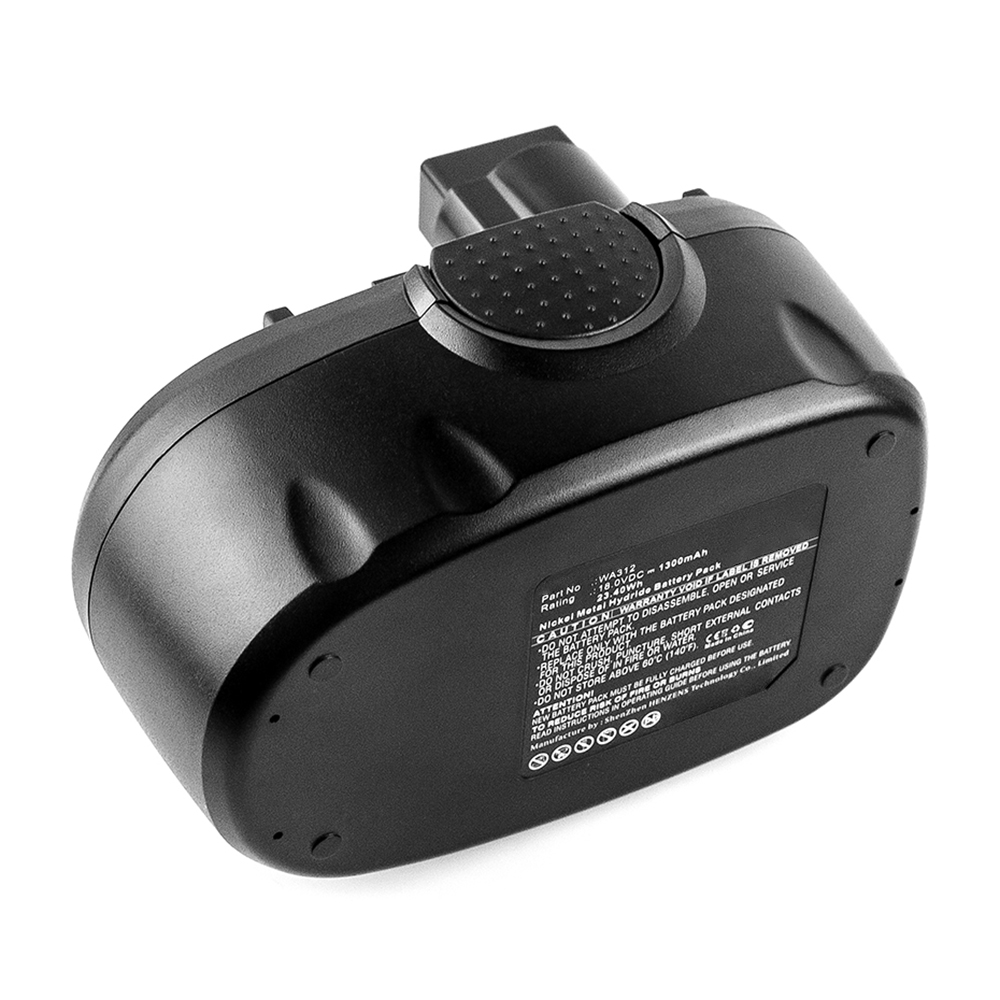 Synergy Digital Power Tool Battery, Compatible with Worx WA3127 Power Tool Battery (Ni-MH, 18V, 1300mAh)