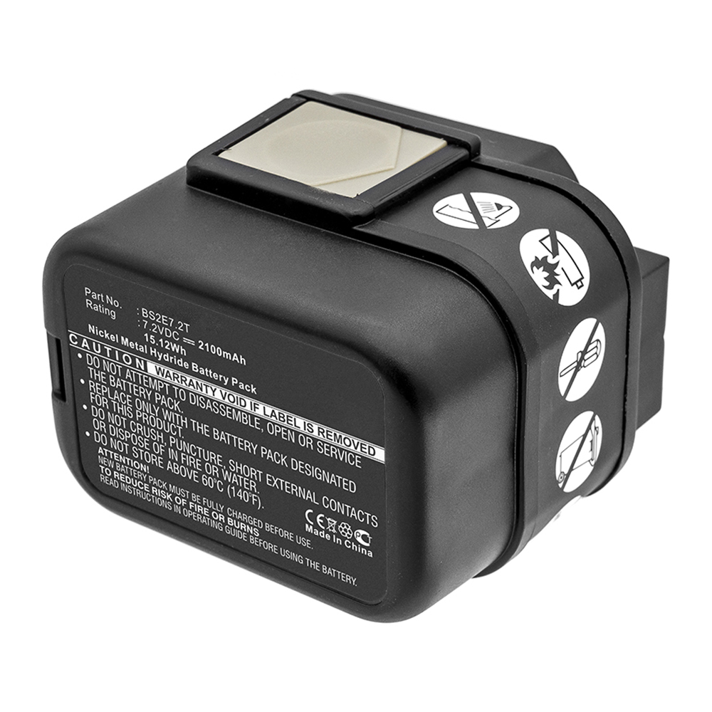 Synergy Digital Power Tool Battery, Compatible with BS2E7.2T Power Tool Battery (7.2V, Ni-MH, 2100mAh)