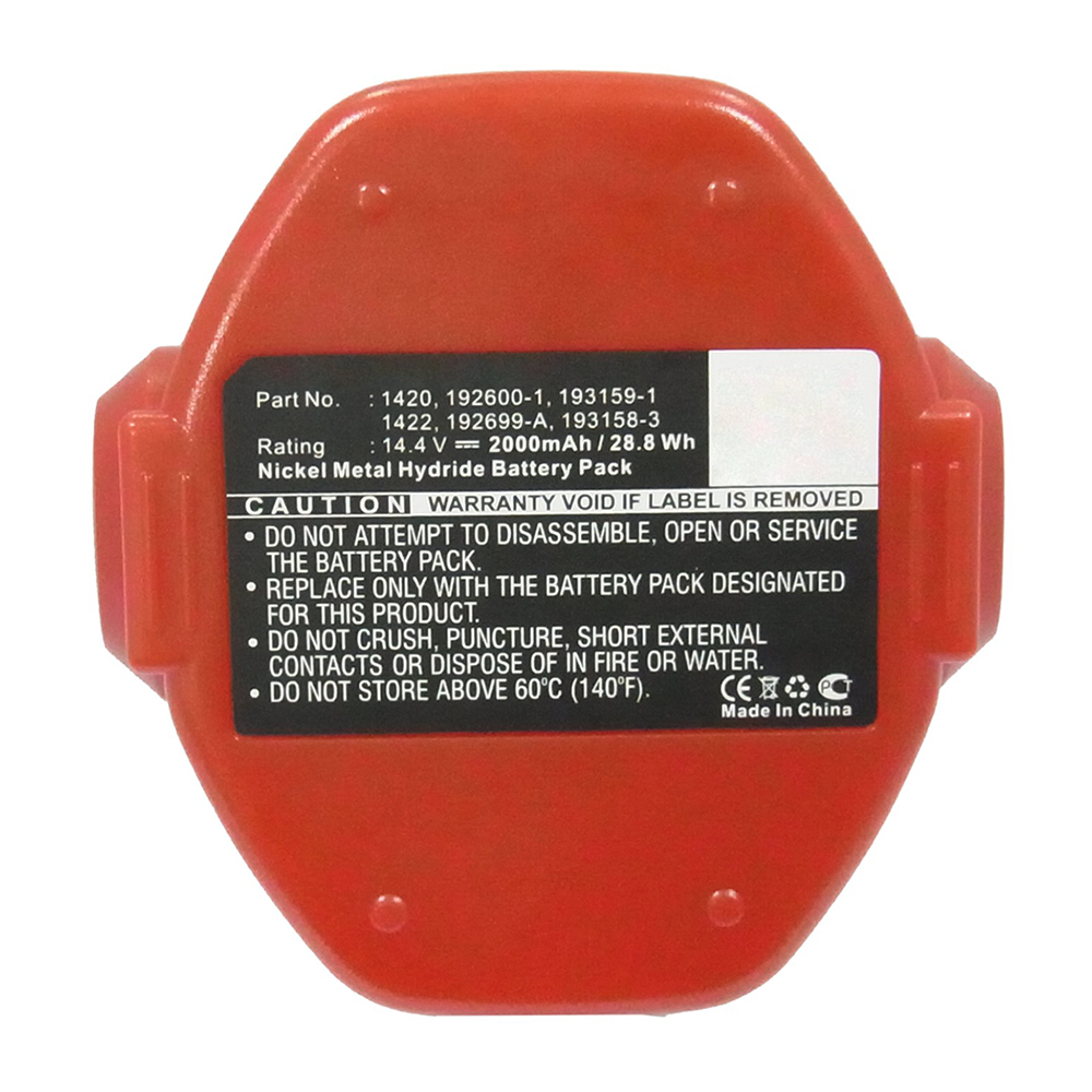 Synergy Digital Power Tool Battery, Compatible with 1420 Power Tool Battery (14.4V, Ni-MH, 2000mAh)