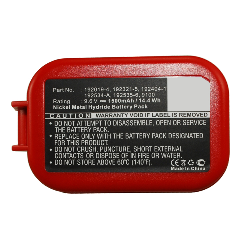 Synergy Digital Power Tool Battery, Compatible with 9100 Power Tool Battery (9.6V, Ni-MH, 1500mAh)