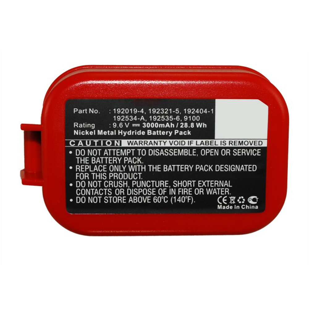 Synergy Digital Power Tool Battery, Compatible with 9100 Power Tool Battery (9.6V, Ni-MH, 3000mAh)