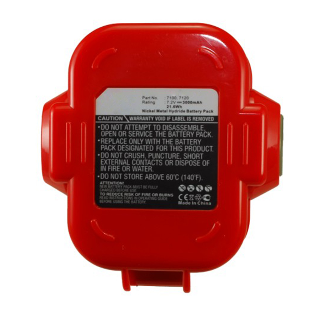 Synergy Digital Power Tool Battery, Compatible with 7100 Power Tool Battery (7.2V, Ni-MH, 3000mAh)