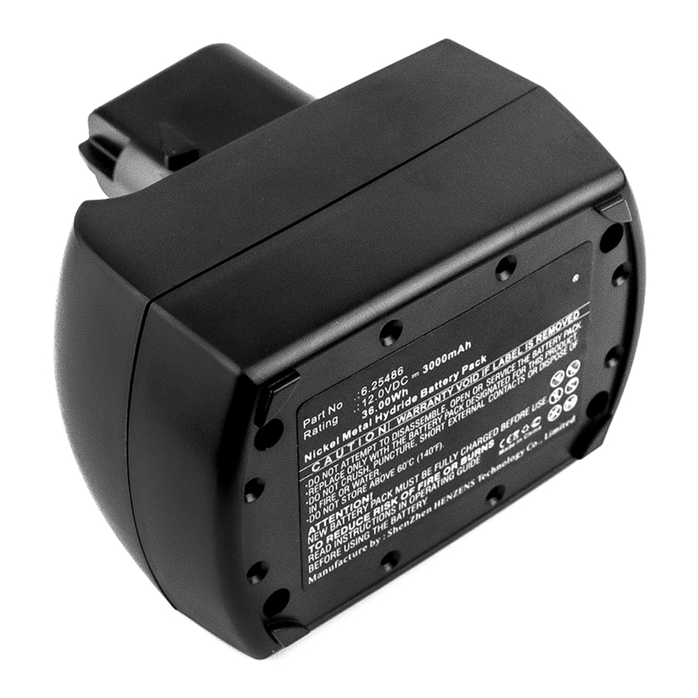 Synergy Digital Power Tool Battery, Compatible with 6.25486 Power Tool Battery (12V, Ni-MH, 3000mAh)