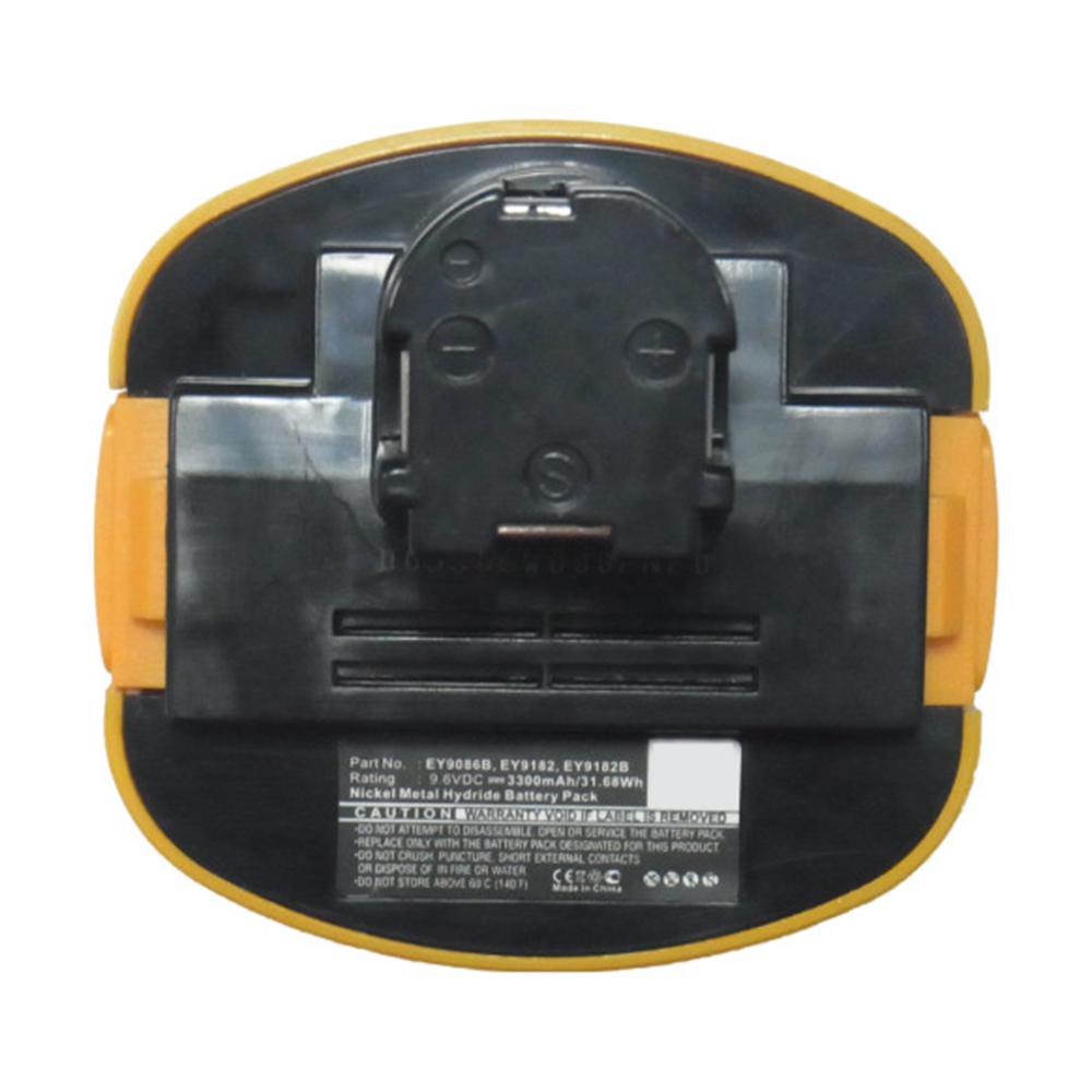 Synergy Digital Power Tool Battery, Compatible with EY9086 Power Tool Battery (9.6V, Ni-MH, 3300mAh)