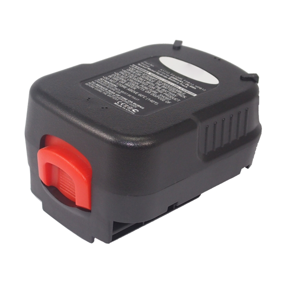 Synergy Digital Power Tool Battery, Compatible with Black & Decker A12 Power Tool Battery (Ni-MH, 12V, 2000mAh)
