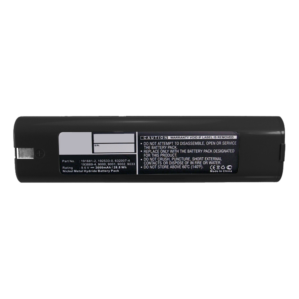 Synergy Digital Power Tool Battery, Compatible with Makita 191681-2 Power Tool Battery (Ni-MH, 9.6V, 3000mAh)