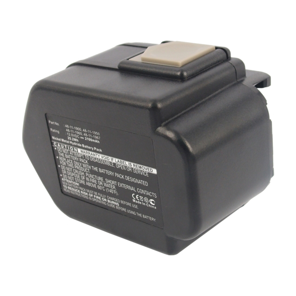 Synergy Digital Power Tool Battery, Compatible with Milwaukee 48-11-1900 Power Tool Battery (Ni-MH, 12V, 2100mAh)