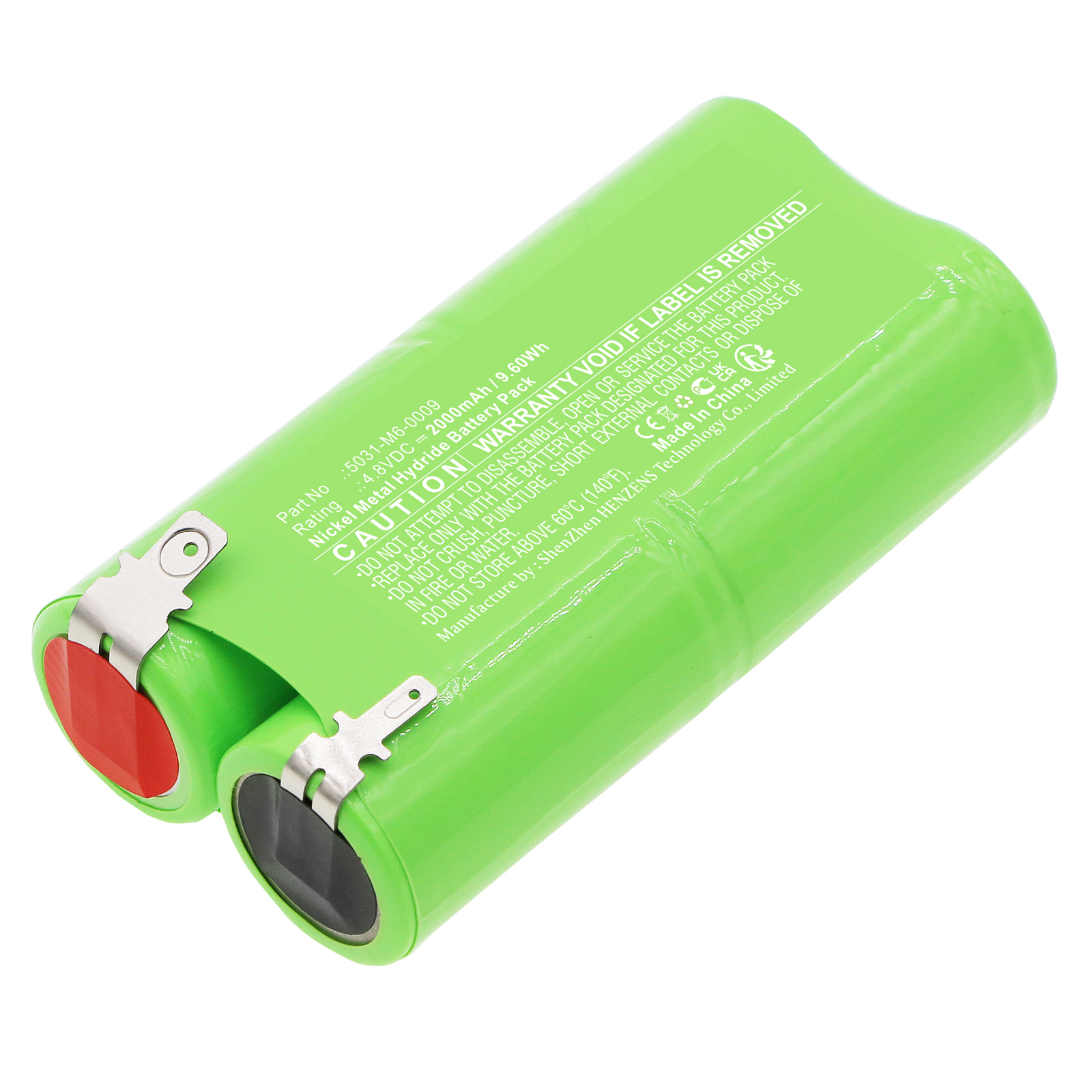 Synergy Digital Gardening Tool Battery, Compatible with WOLF Garten 5031-M6-0009 Gardening Tool Battery (Ni-MH, 4.8V, 2000mAh)