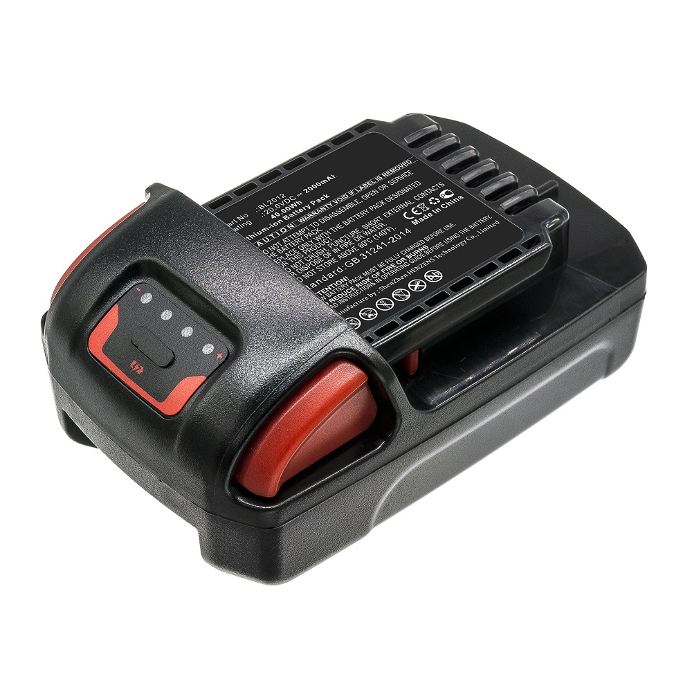 Synergy Digital Power Tool Battery, Compatible with Ingersoll Rand BL2012 Power Tool Battery (Li-ion, 20V, 2000mAh)