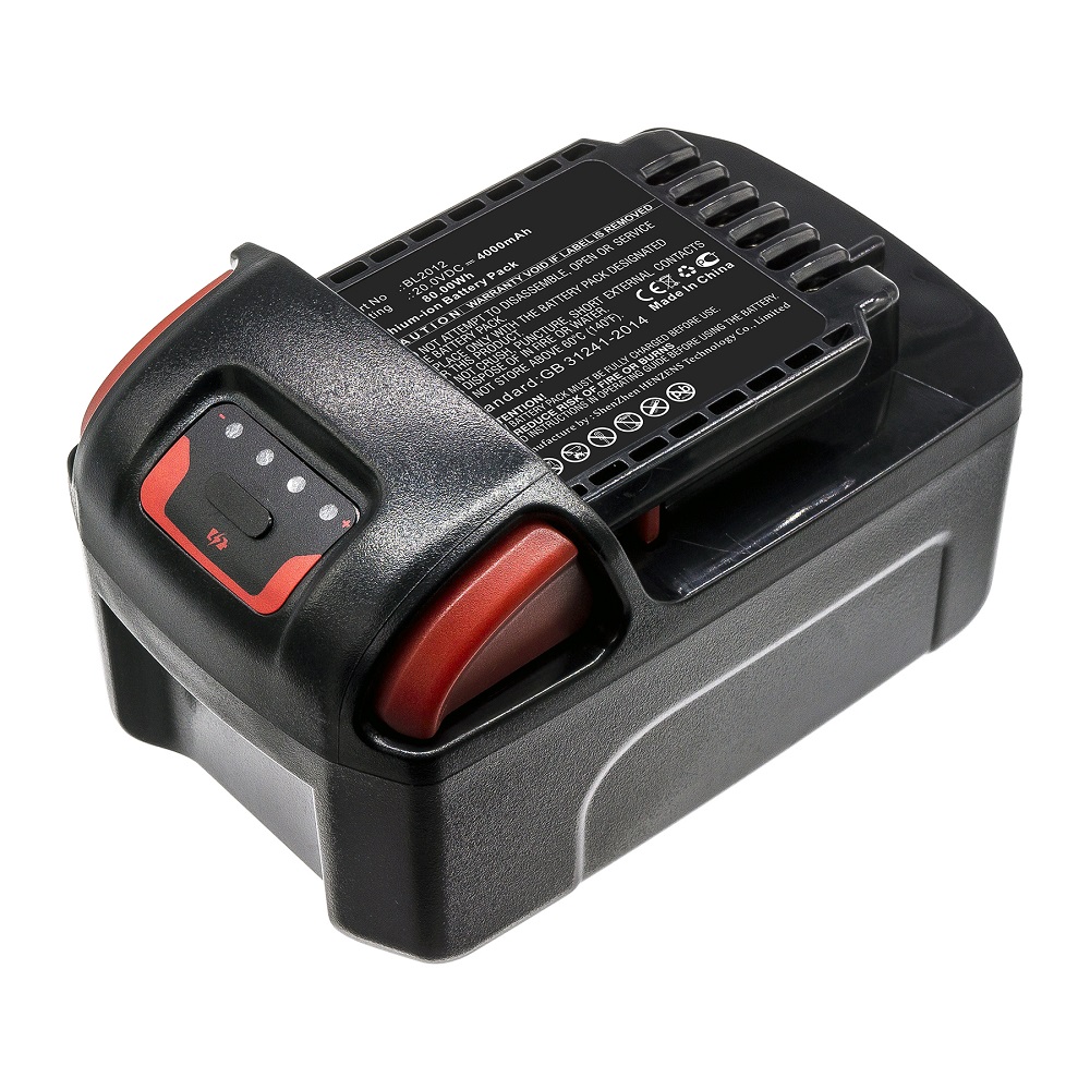 Synergy Digital Power Tool Battery, Compatible with Ingersoll Rand BL2012 Power Tool Battery (Li-ion, 20V, 4000mAh)