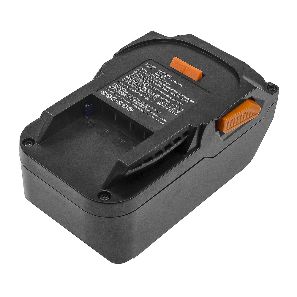 Synergy Digital Power Tool Battery, Compatible with RIDGID AC840084 Power Tool Battery (Li-ion, 18V, 4000mAh)
