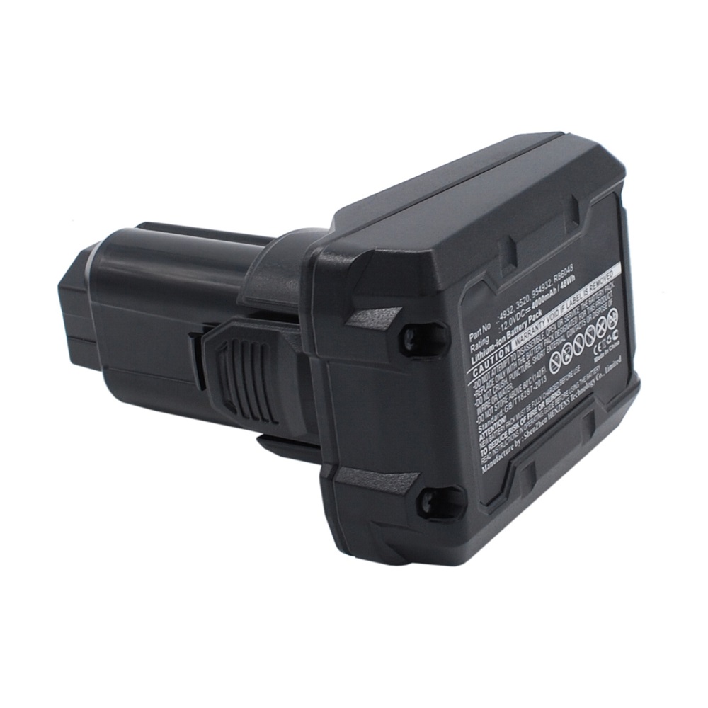 Synergy Digital Power Tool Battery, Compatible with Ridgid R86048 Power Tool Battery (Li-ion, 12V, 4000mAh)