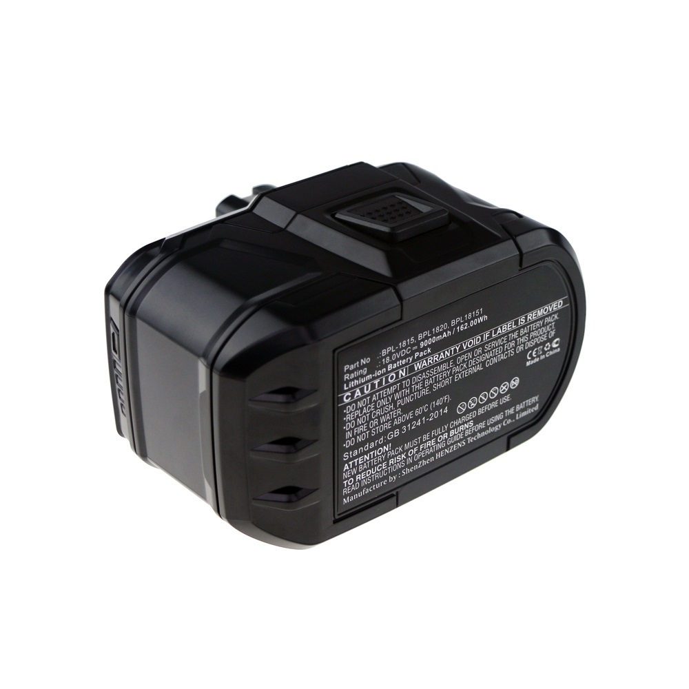 Synergy Digital Power Tool Battery, Compatible with Ryobi BPL-1815 Power Tool Battery (Li-ion, 18V, 9000mAh)