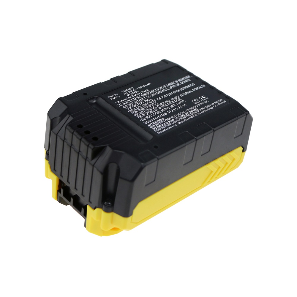 Synergy Digital Power Tool Battery, Compatible with Stanley FMC687L Power Tool Battery (Li-ion, 18V, 5000mAh)