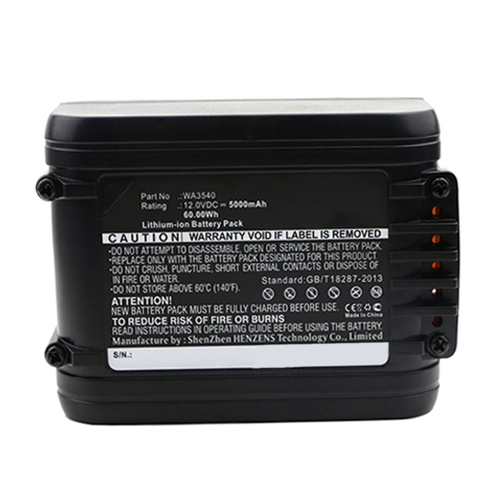 Synergy Digital Power Tool Battery, Compatible with Worx WA3540 Power Tool Battery (Li-ion, 12V, 5000mAh)