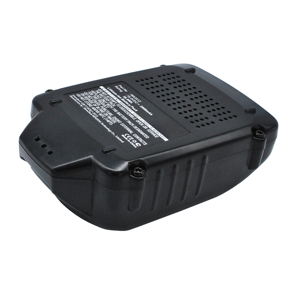Synergy Digital Power Tool Battery, Compatible with Worx WA3511 Power Tool Battery (Li-ion, 18V, 2000mAh)