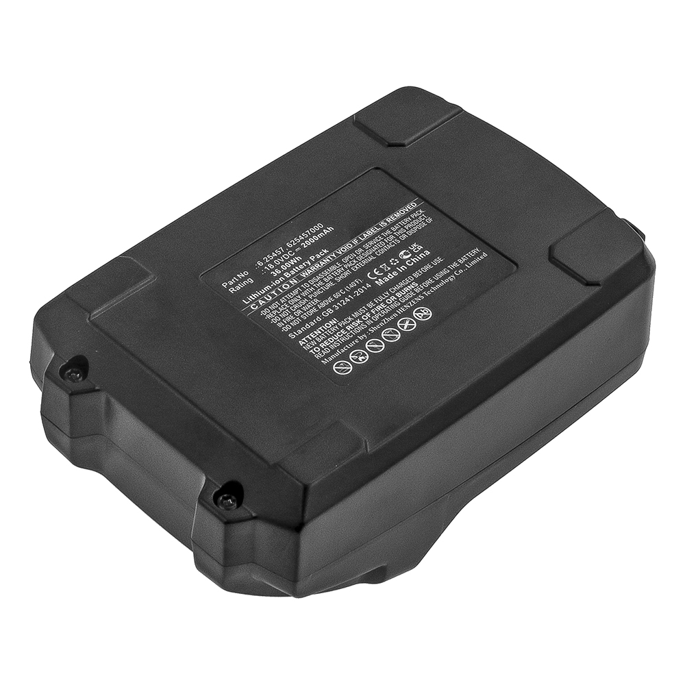 Synergy Digital Power Tool Battery, Compatible with 6.25455 Power Tool Battery (18V, Li-ion, 2000mAh)