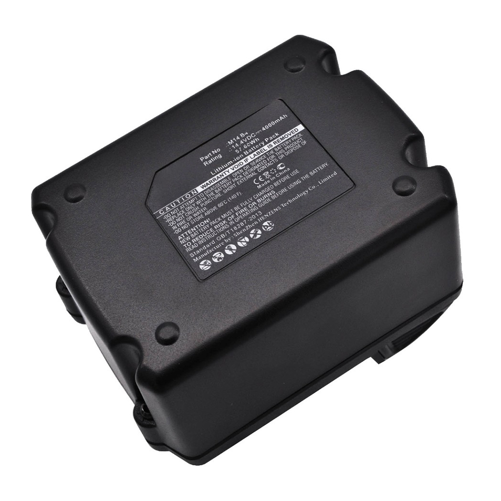 Synergy Digital Power Tool Battery, Compatible with M14 B4 Power Tool Battery (14.4V, Li-ion, 4000mAh)