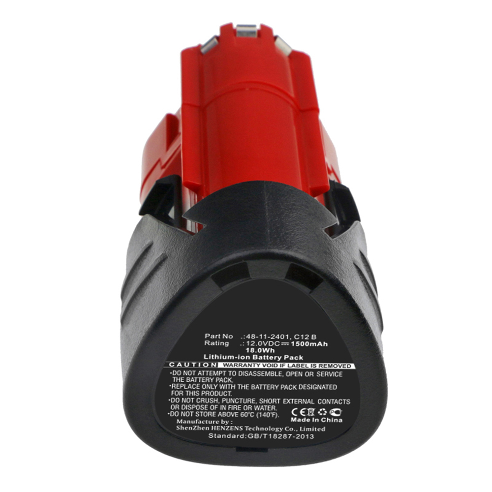 Synergy Digital Power Tool Battery, Compatible with 48112401 Power Tool Battery (12V, Li-ion, 1500mAh)