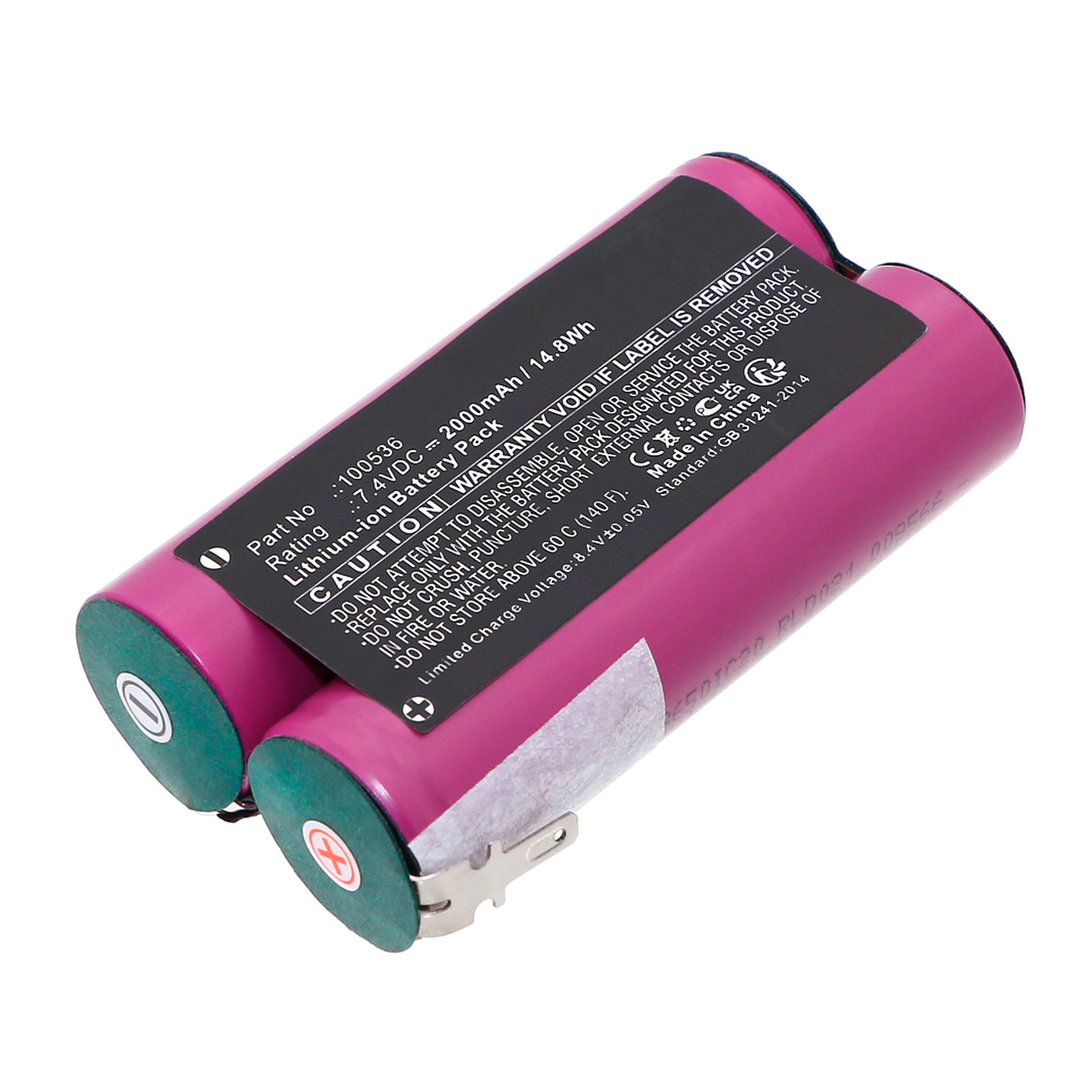 Synergy Digital Power Tool Battery, Compatible with Bosch 100536 Power Tool Battery (Li-ion, 7.4V, 2000mAh)