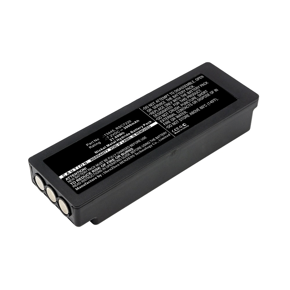 Synergy Digital Crane Remote Control Battery, Compatible with Scanreco 13445 Crane Remote Control Battery (Ni-MH, 7.2V, 3000mAh)