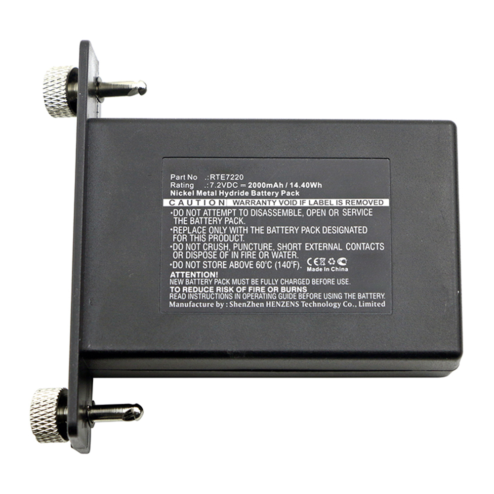 Synergy Digital Crane Remote Control Battery, Compatible with Teletec RTE7220 Crane Remote Control Battery (Ni-MH, 7.2V, 2000mAh)
