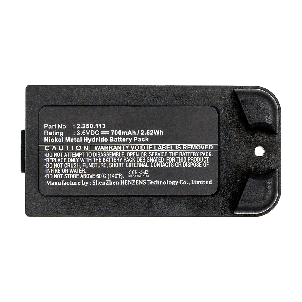 Synergy Digital Remote Control Battery, Compatible with 2.250.113 Remote Control Battery (3.6V, Ni-MH, 700mAh)