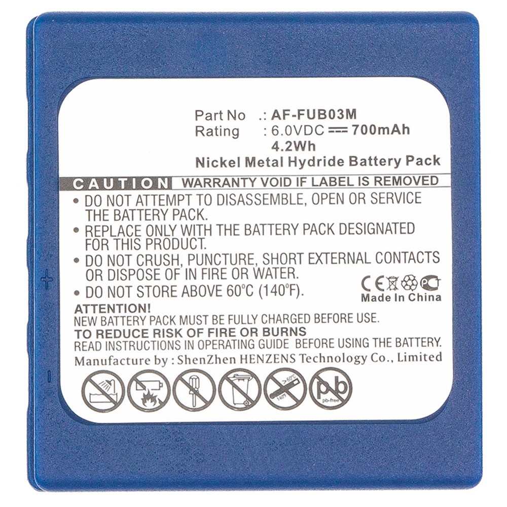 Synergy Digital Crane Remote Control Battery, Compatible with Abitron TGA, TGB Crane Remote Control Battery (6, Ni-MH, 700mAh)