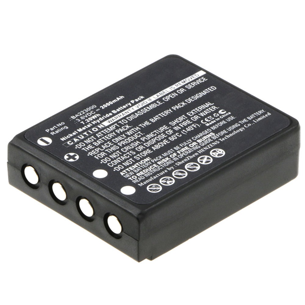 Synergy Digital Crane Remote Control Battery, Compatible with HBC Radiomatic Keynote, Radiomatic Linus 4, Radiomatic Micron 4, Radiomatic Micron 5, Radiomatic Micron 6, Radiomatic Micron 7, Radiomatic Patrol D, Radiomatic Quadrix, Radiomatic Vector Pro Crane Remote Control Battery (3.6, Ni-MH, 2000mAh)