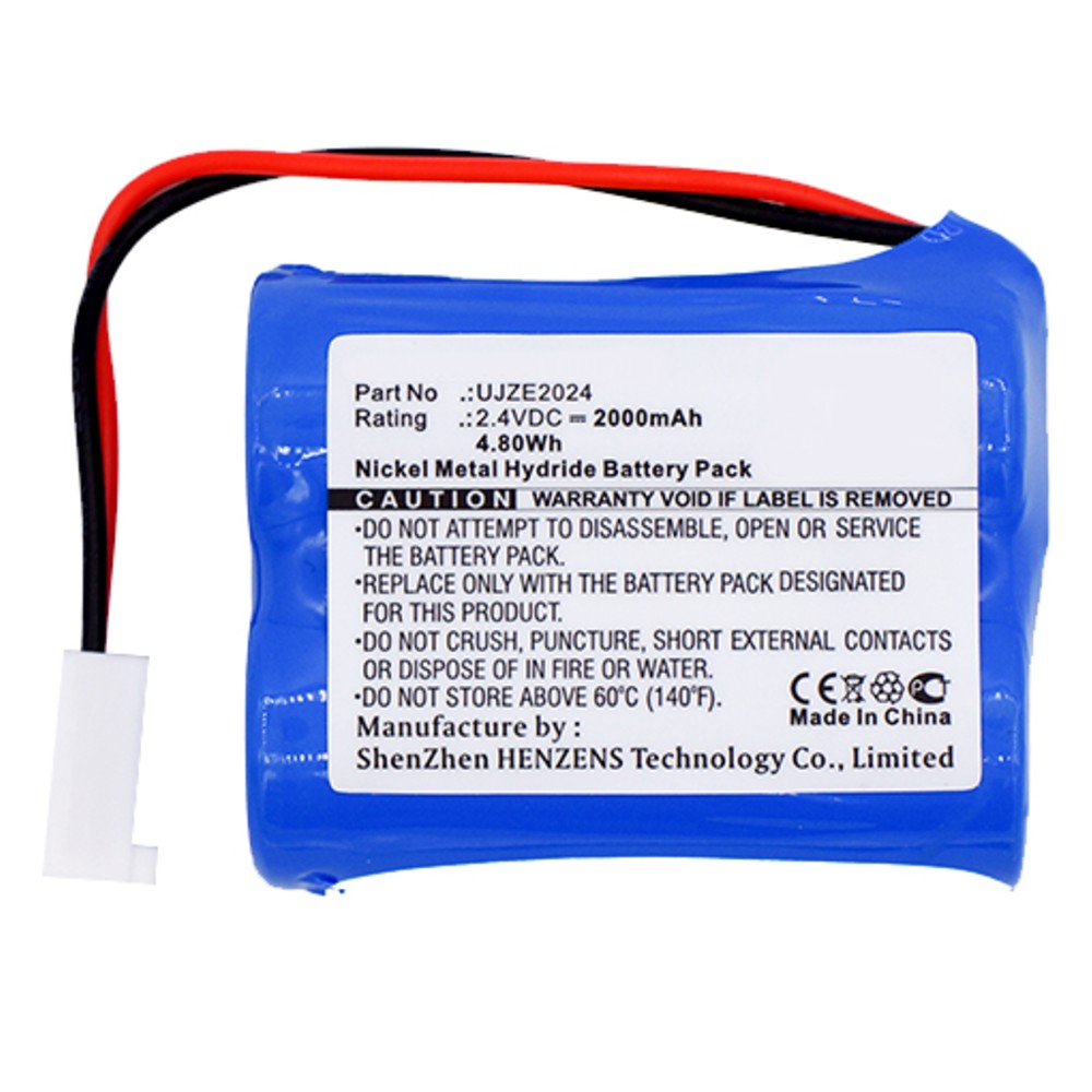 Synergy Digital Crane Remote Control Battery, Compatible with JAY Transmitter UJ, Transmitter UP Crane Remote Control Battery (2.4, Ni-MH, 2000mAh)
