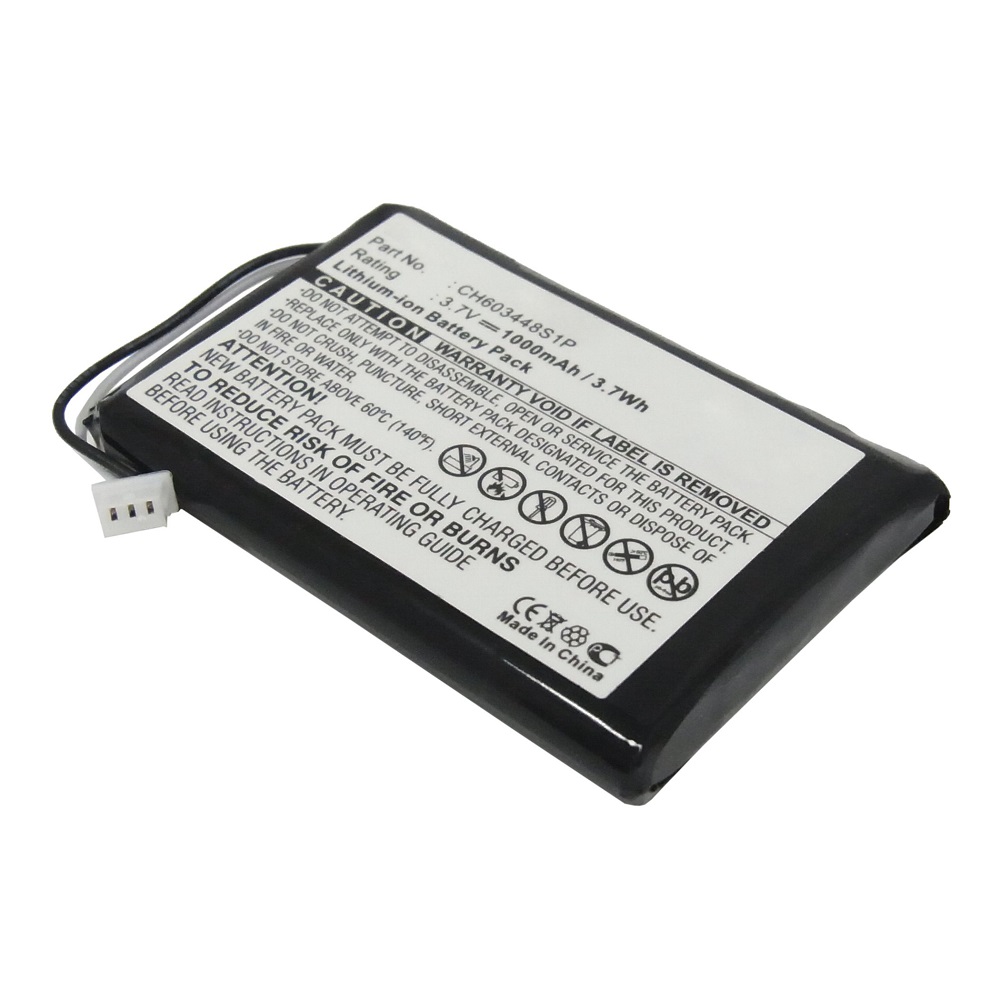 Synergy Digital Remote Control Battery, Compatible with ESPN CH603448S1P Remote Control Battery (Li-ion, 3.7V, 1000mAh)