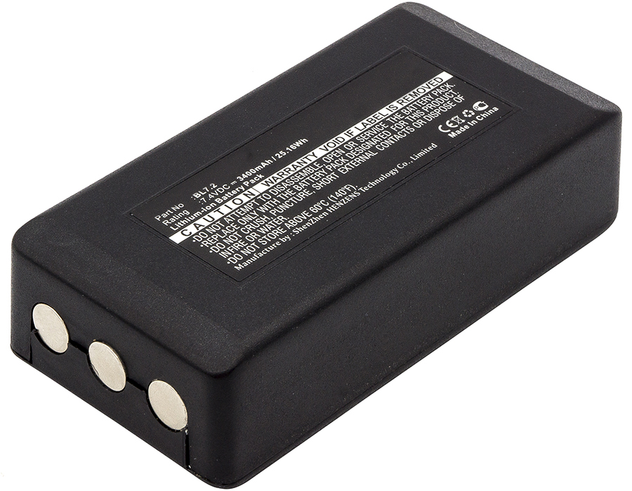 Synergy Digital Remote Control Battery, Compatible with Falard BL7.2 Remote Control Battery (7.4V, Li-ion, 3400mAh)