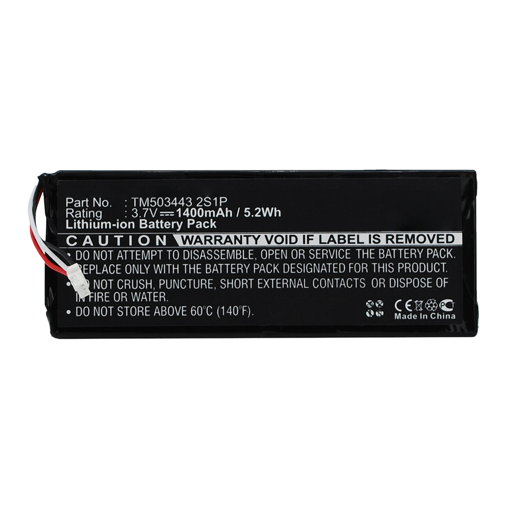 Synergy Digital Remote Control Battery, Compatible with Xpend TM503443 2S1P Remote Control Battery (Li-ion, 3.7V, 1400mAh)
