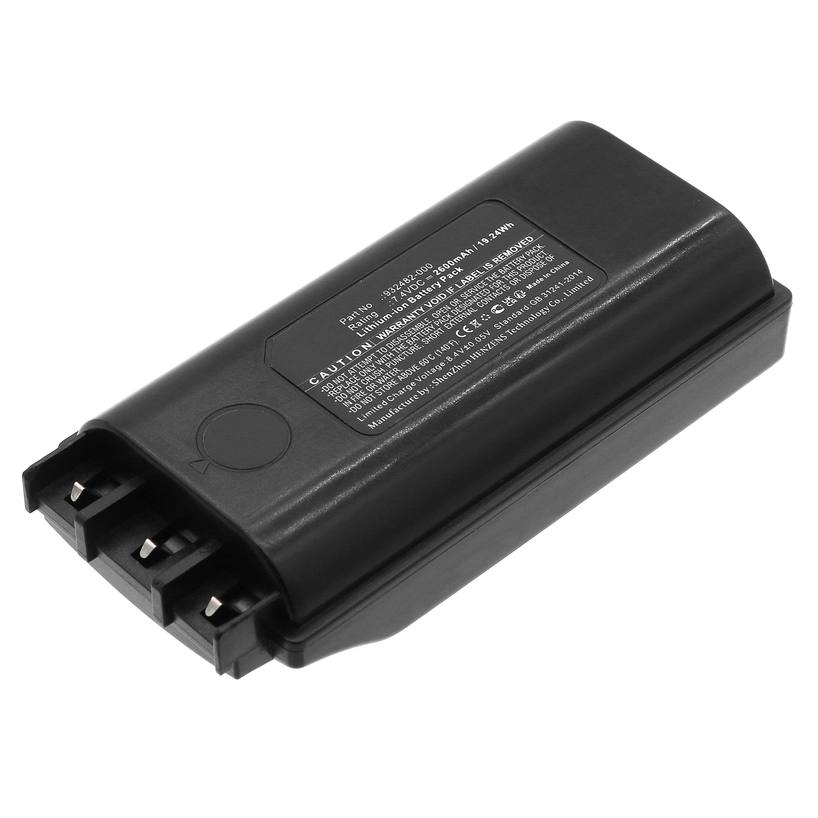 Synergy Digital Remote Control Battery, Compatible with Akerstroms 365-2000 Remote Control Battery (Li-ion, 7.4V, 2600mAh)