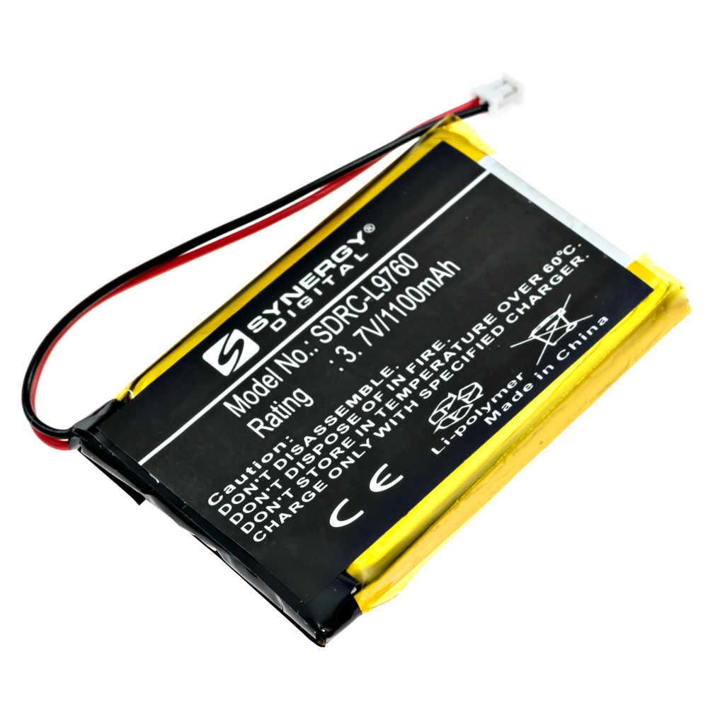 Synergy Digital Remote Control Battery, Compatible with RTI T2B, T2C, T2Cs, T3 Remote Control Battery (3.7, Li-ion, 1100mAh)