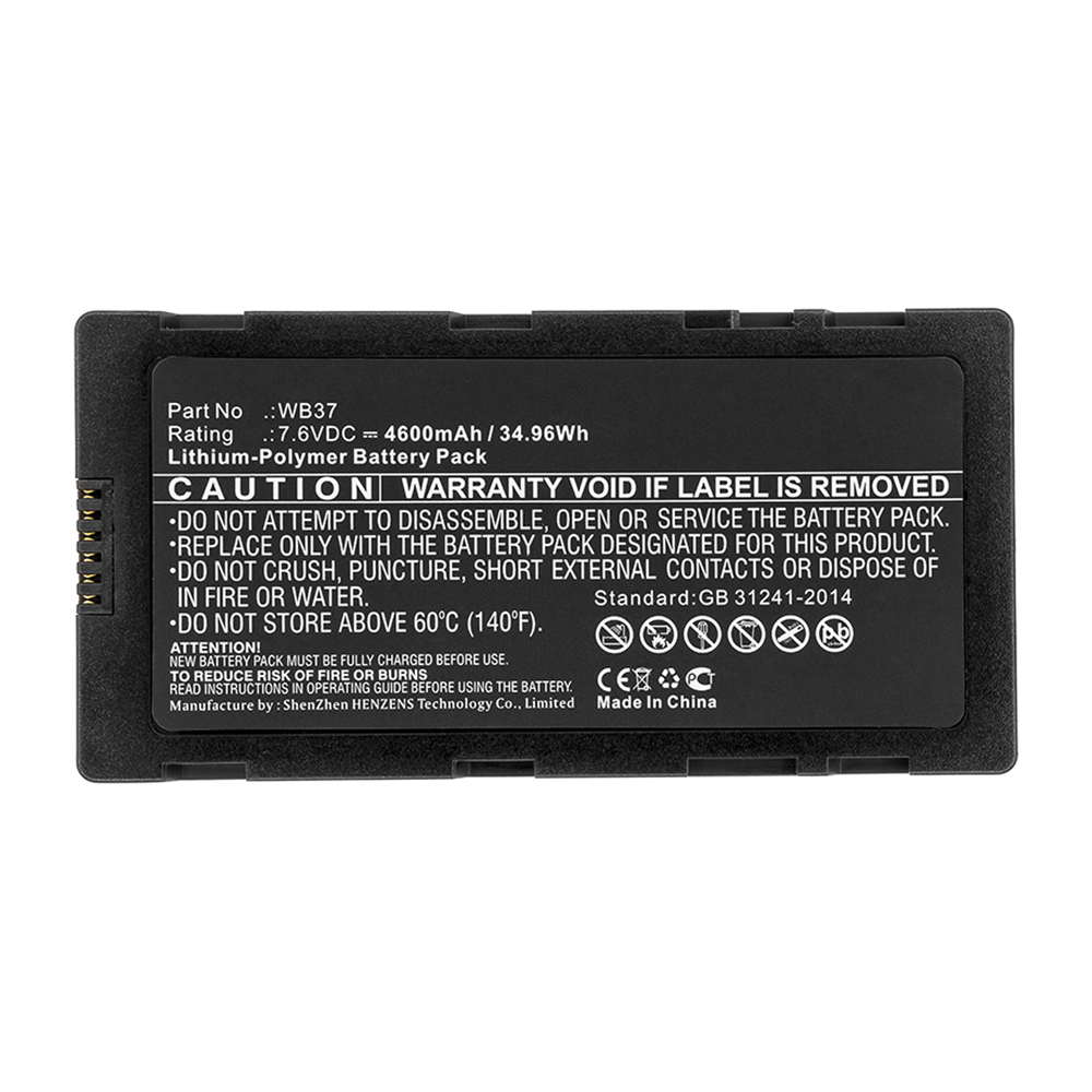 Synergy Digital Remote Control Battery, Compatible with DJI WB37 Remote Control Battery (Li-Pol, 7.6V, 4600mAh)
