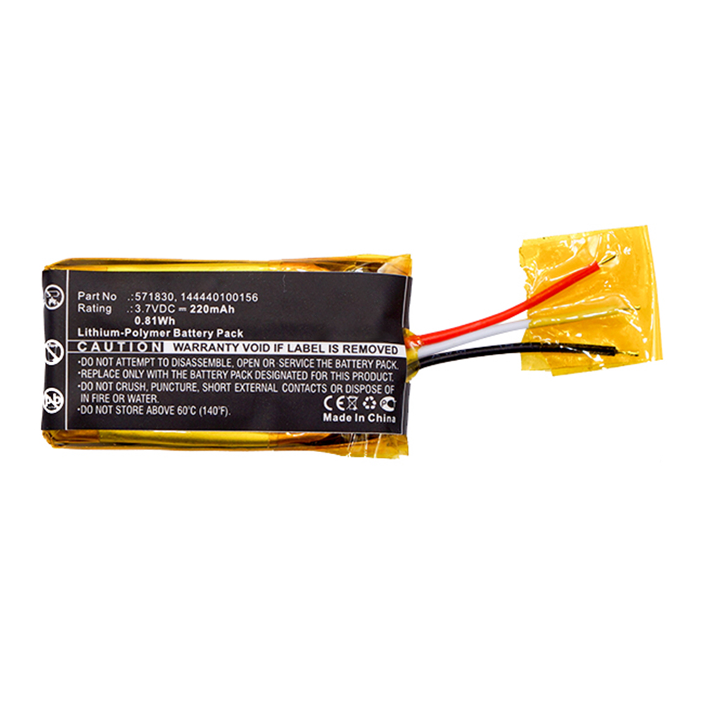 Synergy Digital Remote Control Battery, Compatible with MYO 571830 Remote Control Battery (Li-Pol, 3.7V, 220mAh)