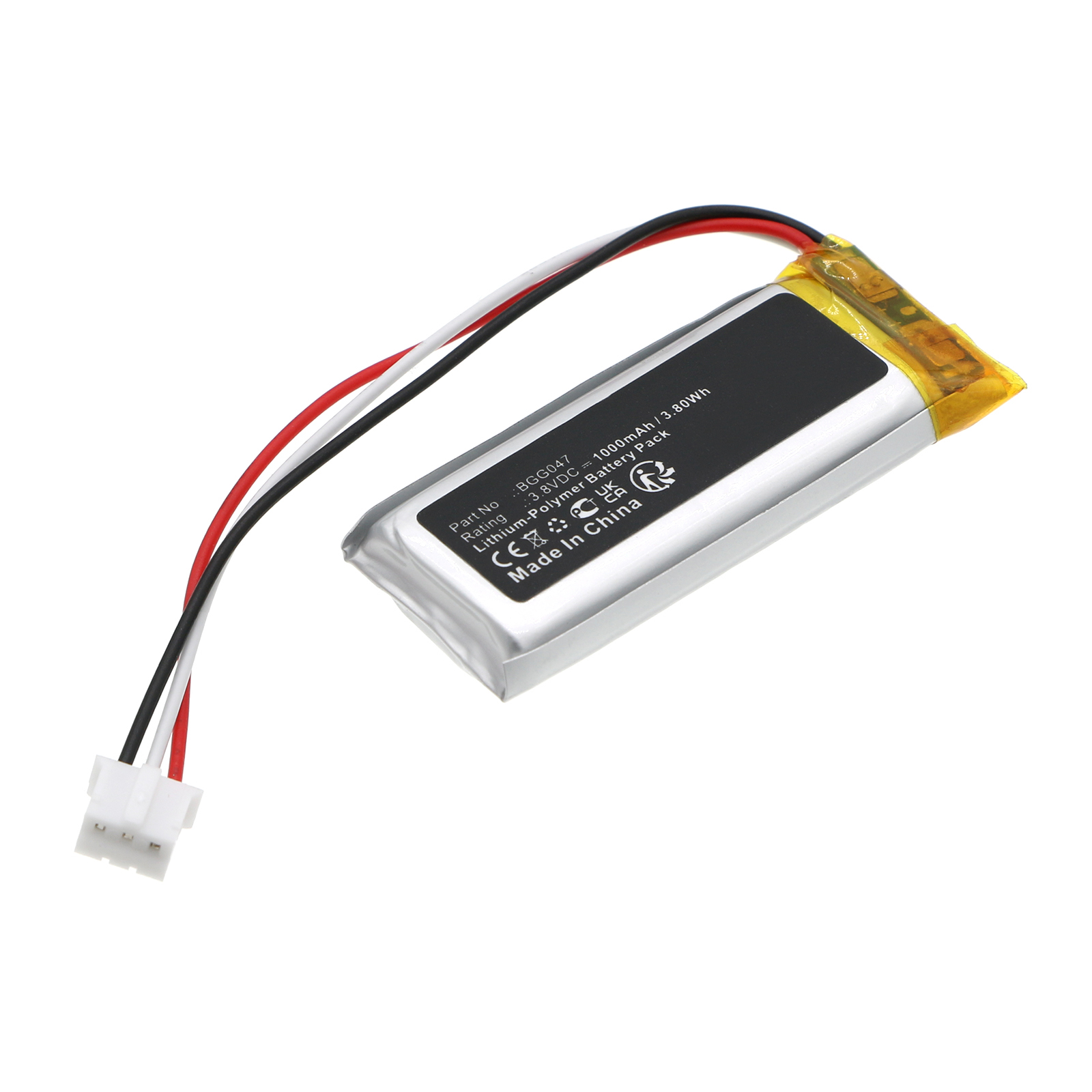 Synergy Digital Remote Control Battery, Compatible with Roku BGG047 Remote Control Battery (Li-Pol, 3.8V, 1000mAh)