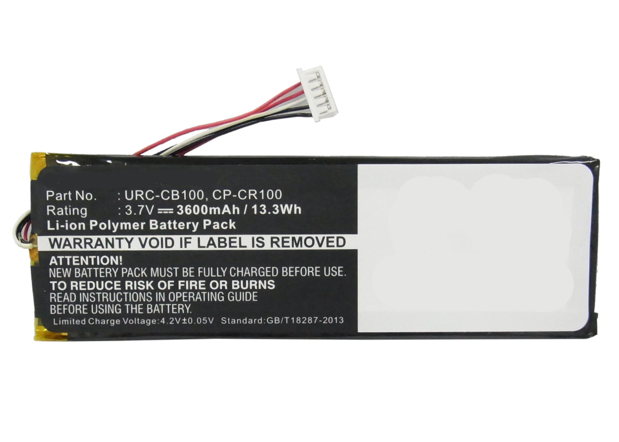 Synergy Digital Remote Control Battery, Compatible with Sonos CP-CR100 Remote Control Battery (Li-Pol, 3.7V, 3600mAh)